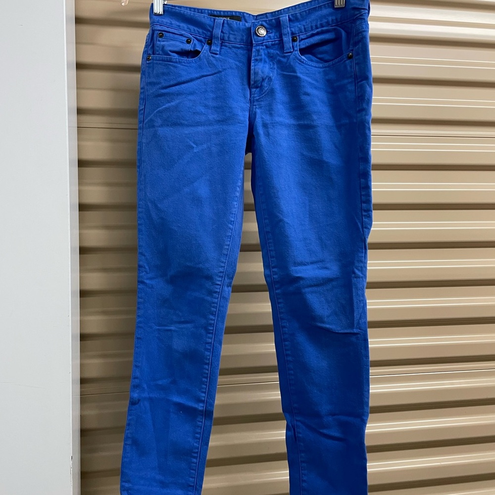 Down from $75!🎉Like New J. Crew Bright Blue Jeans